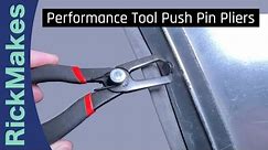 Performance Tool Push Pin Pliers