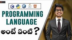 What is Programming in Telugu