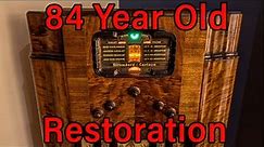 84 Year Old Radio Receiver Restoration! Stromberg-Carlson 145L