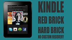 How To Fix Kindle Red Brick/Hard Brick NO Custom Recovery | Tutorial | Kindle Fire HD 7 | RC Films