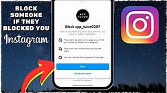 How To Block Someone On Instagram If They Already Blocked You