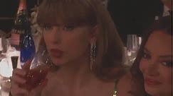 Taylor Swift unimpressed by NFL joke at Golden Globes