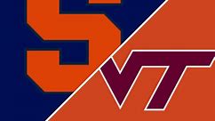Syracuse 41-36 Virginia Tech (Oct 23, 2021) Final Score - ESPN