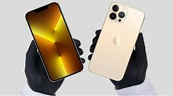 Apple iPhone 13 Pro Max Gold Unboxing + Gameplay