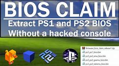 Extracting PS2 (And PS1) BIOS From PS3 Firmware WITHOUT A CONSOLE Using BIOS CLAIM!