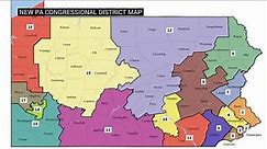 Pennsylvania high court issues new congressional district map