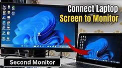How to Connect Laptop Screen to Monitor with HDMI (Dual Monitor)