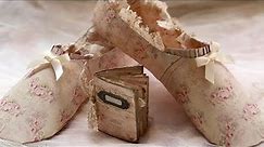 Paper Ballet Shoes Tutorial ( Kit no. 182)