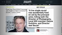 Alec Baldwin fired shot on movie set that killed woman, sheriff says