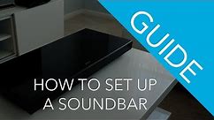 How To Connect a Soundbar To Your TV