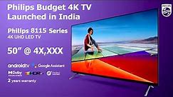 New Philips 2021 Budget Smart TV Launched in India | Full Details #Philips2021TV #PUT8115 #PUT8215