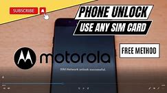 How to unlock Motorola Tracfone codes