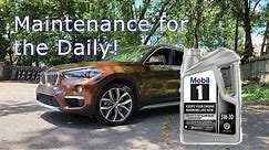 BMW X1 F48 Oil Change | Daily Intro