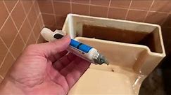 JB Weld Marine + Flex Seal = Perfect Porcelain toilet tank crack repair