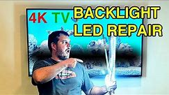 Insignia 55 inch Roku 4K TV LED Backlight Repair