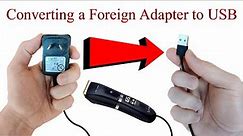 Converting a Foreign AC Adapter to USB