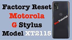 How to Factory Reset Moto G Stylus Boost Mobile | Hard Reset Moto G Stylus 2021 | NexTutorial