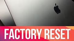 How to Factory Reset MacBook Pro in 2021