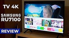 SMART TV LED 4K ULTRA HD SAMSUNG RU7100 - REVIEW COMPLETO