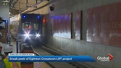 Sneak peek of Eglinton Crosstown LRT project