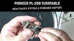 Pioneer PL-200 Turntable Repair - Fitting the new stylus and tonearm rest | UK eBay Reseller