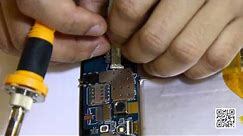 How to replace damaged sim card slot.