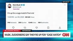 Zuckerberg accepts cage match challenge from Musk