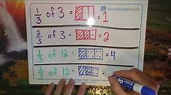 Fractions of a Number - One Third and Two Thirds