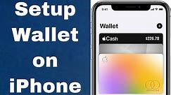 How to Set Up Wallet on iPhone || how to add card in apple wallet