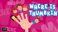 Where is Thumbkin - Finger Family Song with Lyrics for Kids