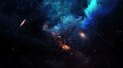 galaxy and nebula background in outer space.
