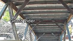 Front row 🎢 #fypシ #knottsberryfarm #ghostrider | Ghost Rider