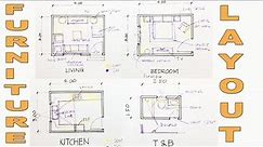 HOW TO LAYOUT FURNITURES ON YOUR FLOOR PLAN.