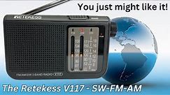 The Compact Retekess V117 - FM/AM/SW Radio Receiver... Review & Test