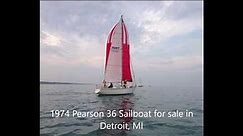 1974 Pearson 36 Sailboat for sale in Detroit, MI. $14,000.