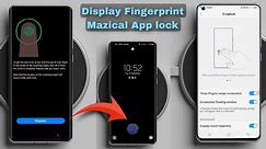 Display Fingerprint Mazical Animation App Lock 🔐 All Android Smartphones 2024 🔥 New Update 😱