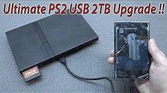 PS2 Slim 2TB USB Harddisk Upgrade in 2022 ! 😱