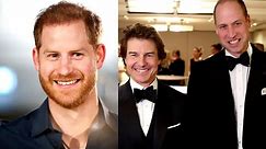 Prince Harry LEAVES U.K. After 24 Hours as William Bonds with Tom Cruise