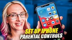 Setup iPhone Parental controls using Family Sharing and Screen Time