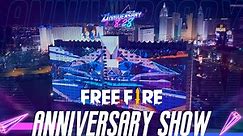 Free Fire x Las Vegas | Projection Mapping Live Show | Free Fire 4nniversary | Free Fire NA