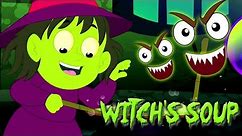 bruxa sopa desenho animado desenho infantil Vídeo para crianças canção infantil Halloween Witch Soup