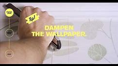 How to - Paint on wallpaper