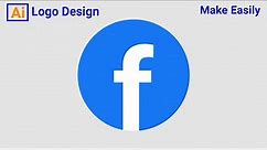 logo design illustrator |facebook logo design llustrator facebook logo design