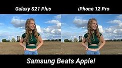 Samsung Galaxy S21 Plus VS iPhone 12 Pro CAMERA COMPARISON | Samsung Beats Apple!