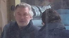 Alec Baldwin enjoys breakfast with a friend in New York City