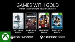 Xbox - March 2021 Games with Gold