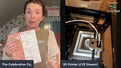 Come see our 3D Printer in action!! It is so cool!! Join our 3D crafty kit today!!