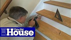 How to Repair a Broken Stair Tread | This Old House