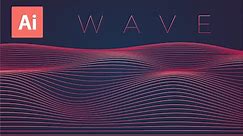 Dynamic Line Wave | Adobe Illustrator Tutorial