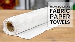 How to Make a Fabric Paper Towel Roll